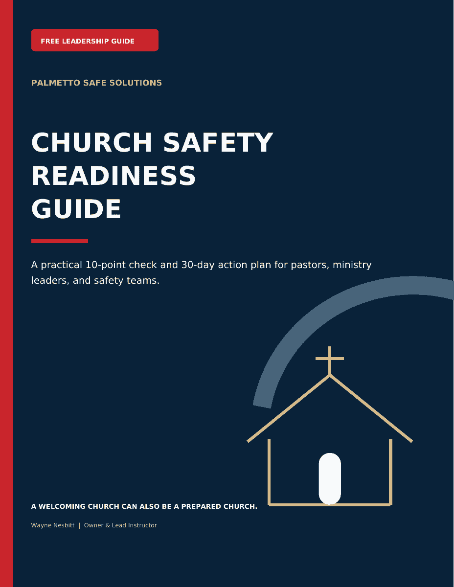 Church Safety Readiness Guide cover Church Safety Readiness Guide cover