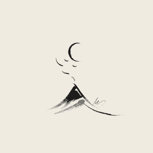 Minimalist Japanese sumi-e icon featuring a crescent moon over a resting figure with gentle breath lines, symbolizing sleep-focused healing and restorative nervous system recovery Minimalist Japanese sumi-e icon featuring a crescent moon over a resting figure with gentle breath lines, symbolizing sleep-focused healing and restorative nervous system recovery