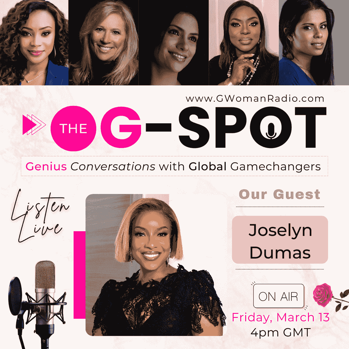 Episode 16: The Digital Matriarchs with Guest - Joselyn Dumas on G-Woman Radio Episode 16: The Digital Matriarchs with Guest - Joselyn Dumas on G-Woman Radio
