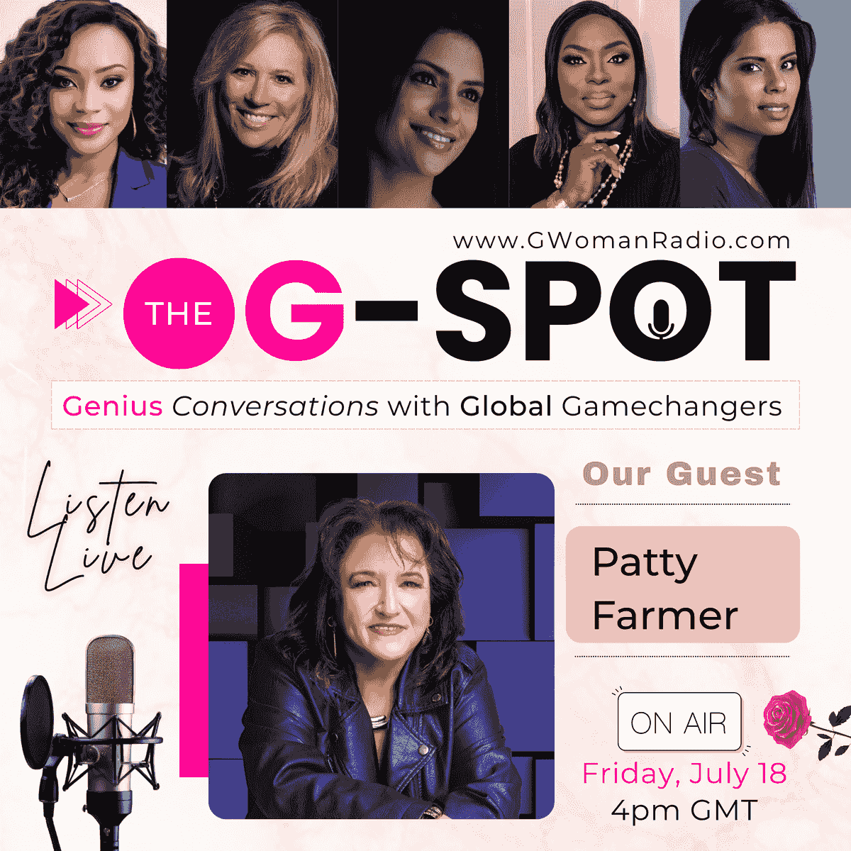 Episode 11: The Future is Female-Led with Guest - Patty Farmer on G-Woman Radio Episode 11: The Future is Female-Led with Guest - Patty Farmer on G-Woman Radio