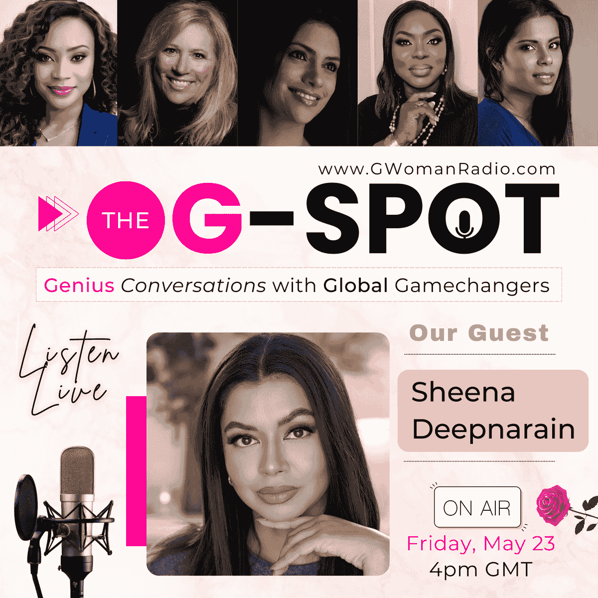 Episode 4: Creative Currency with Guest - Sheena Deepnarain on G-Woman Radio Episode 4: Creative Currency with Guest - Sheena Deepnarain on G-Woman Radio