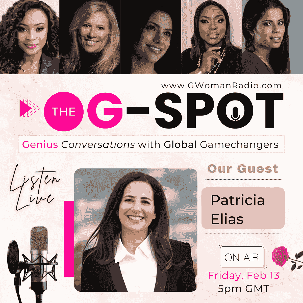Episode 13: Reclaiming Power with Guest - Patricia Elias on G-Woman Radio Episode 13: Reclaiming Power with Guest - Patricia Elias on G-Woman Radio