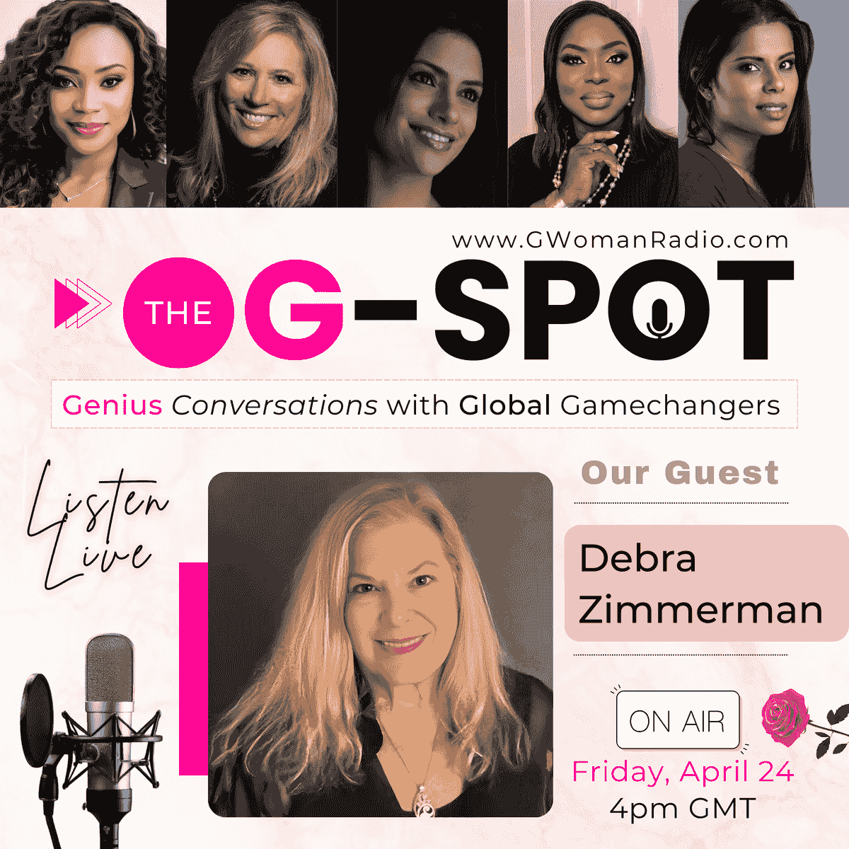 Episode 21: Creative Courage with Guest - Debra Zimmerman on G-Woman Radio Episode 21: Creative Courage with Guest - Debra Zimmerman on G-Woman Radio