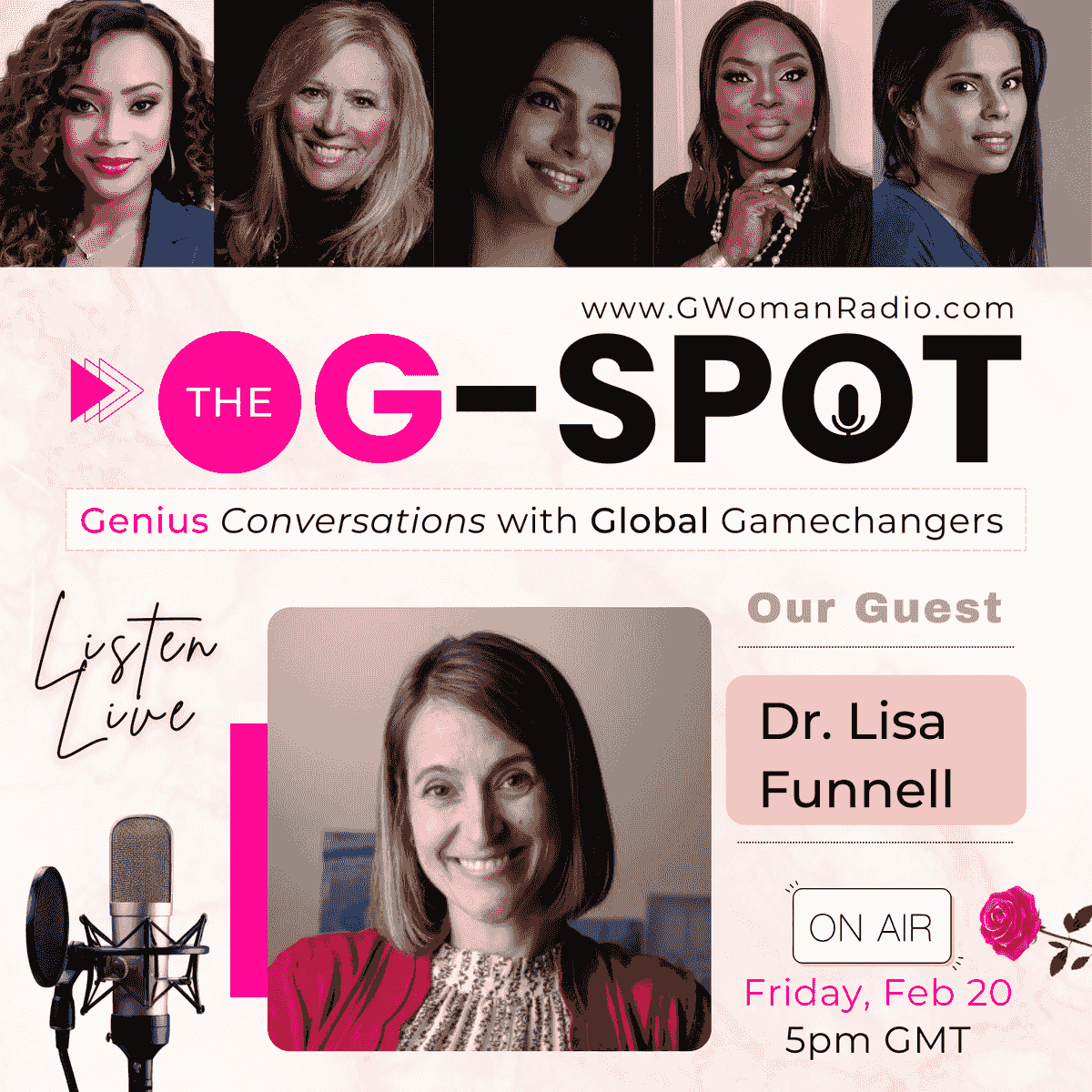 Episode 14: Beyond the Brand with Guest - Dr Lisa Funnell on G-Woman Radio Episode 14: Beyond the Brand with Guest - Dr Lisa Funnell on G-Woman Radio