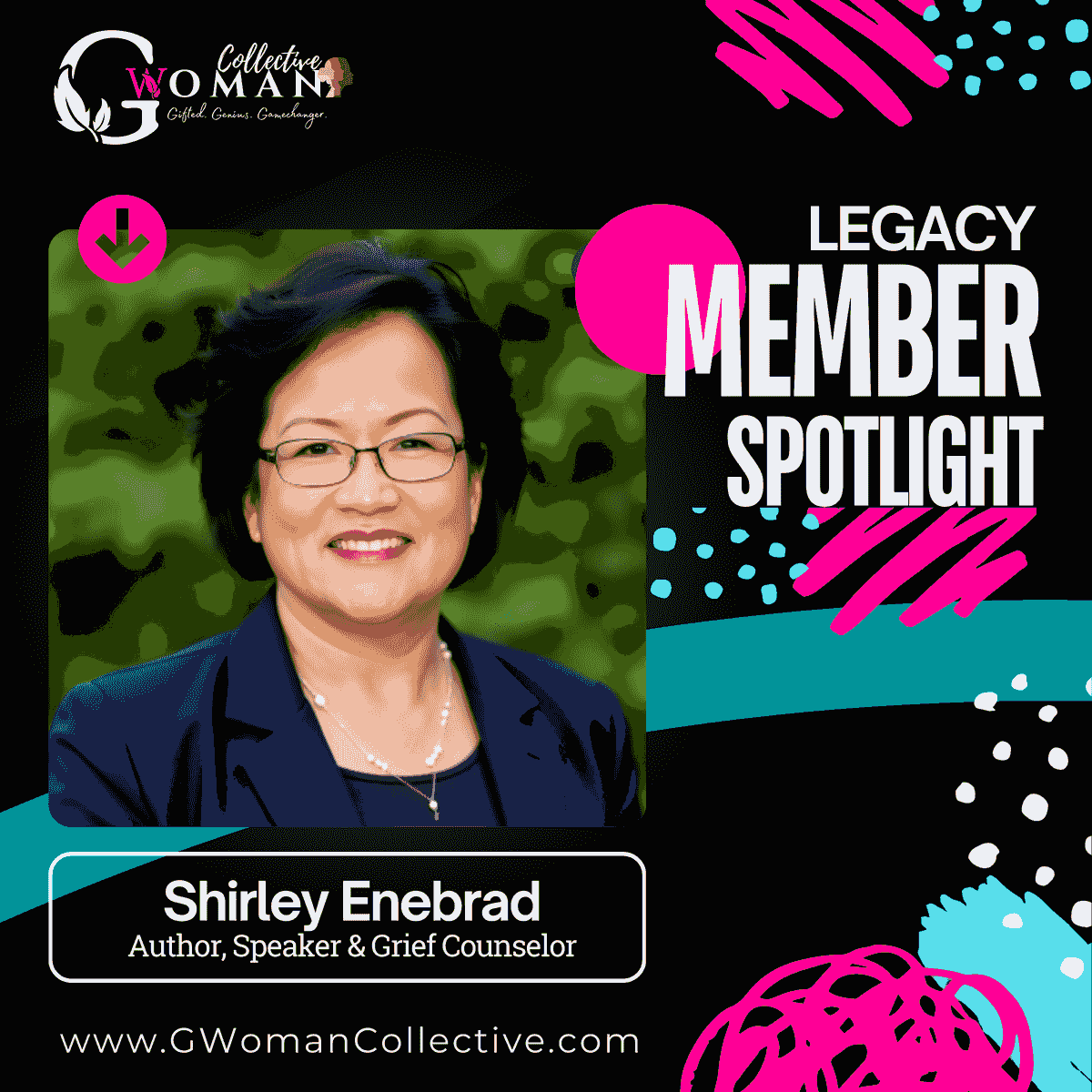 Shirley Enebrad is a Legacy Member of the G-Woman Collective