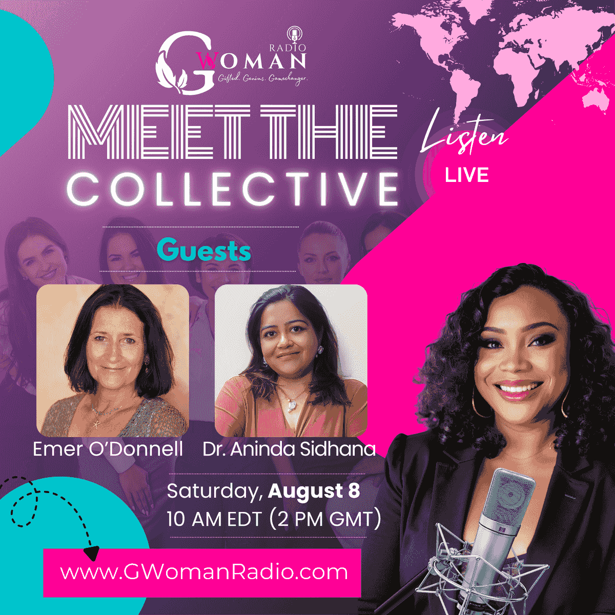 Episode 1: Meet The Collective featuring Emer O'Donnell and Dr Aninda Sidhana on G-Woman Radio Episode 1: Meet The Collective featuring Emer O'Donnell and Dr Aninda Sidhana on G-Woman Radio