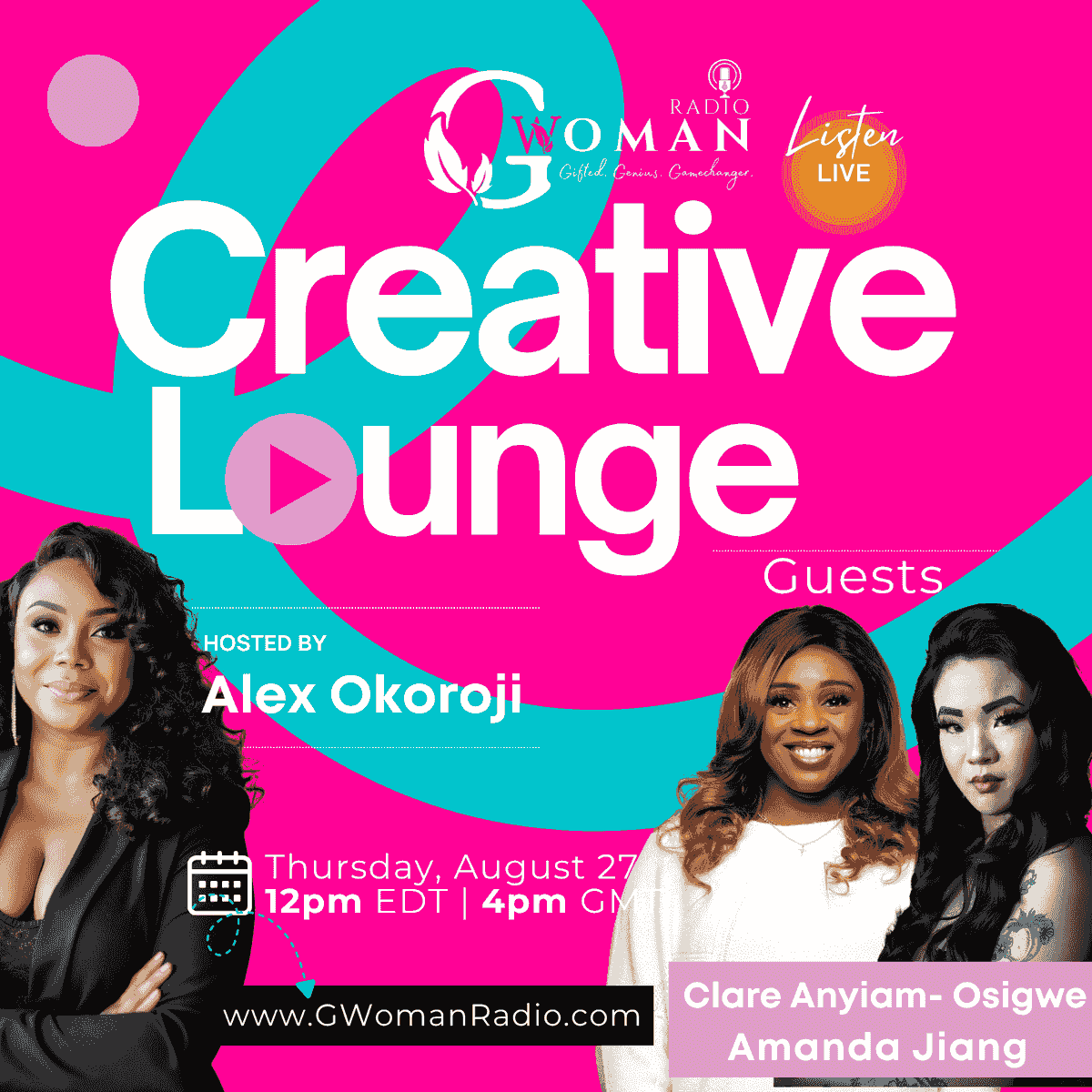Episode 2: The Business of Imagination with Guests - Dr Clare Anyiam-Osigwe and Amanda Jiang on G-Woman Radio Episode 2: The Business of Imagination with Guests - Dr Clare Anyiam-Osigwe and Amanda Jiang on G-Woman Radio