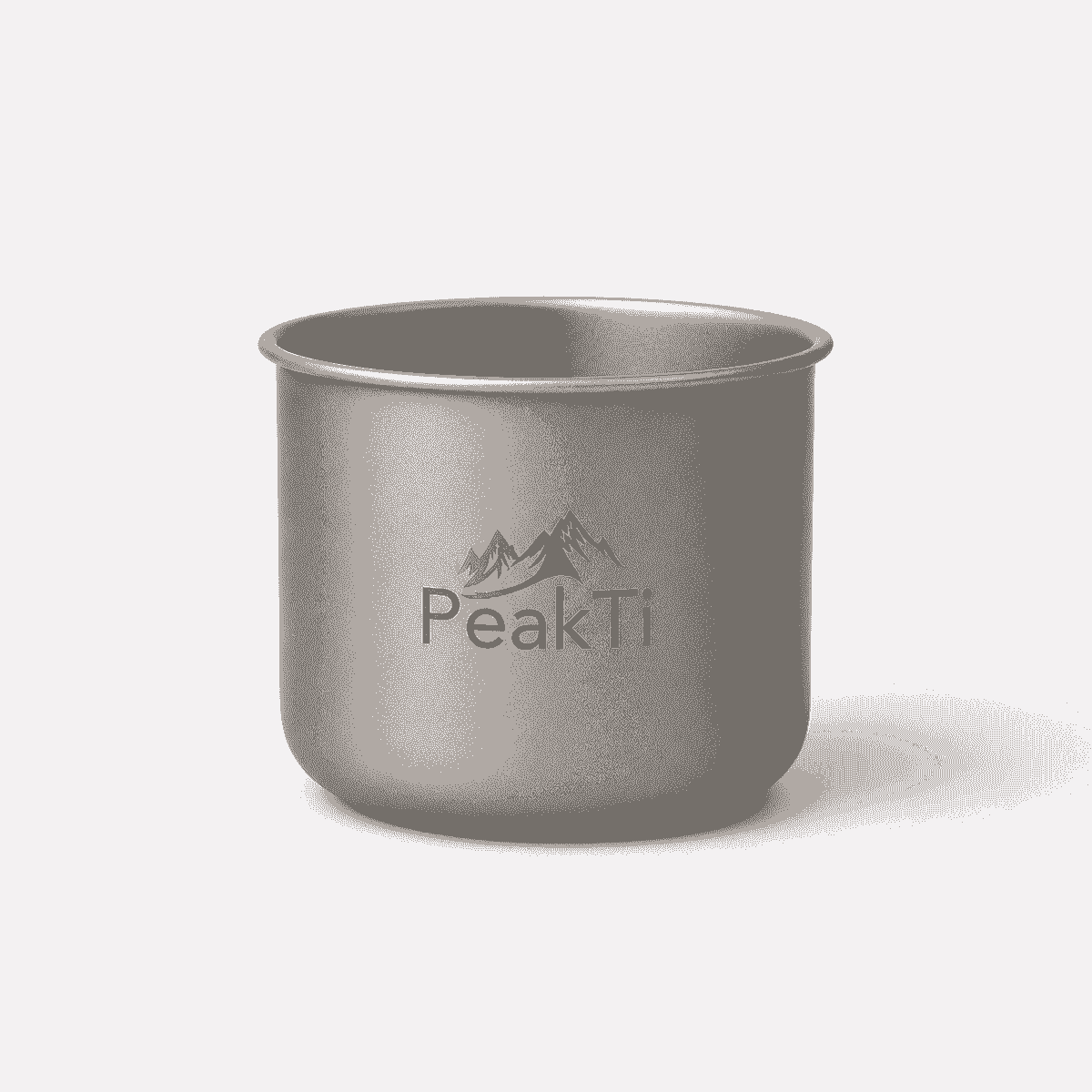PeakTi titanium cup for lightweight camping cookware PeakTi titanium cup for lightweight camping cookware