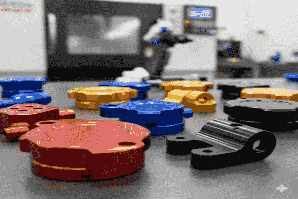 CNC-machined billet aluminum brackets for EV and performance vehicle applications CNC-machined billet aluminum brackets for EV and performance vehicle applications