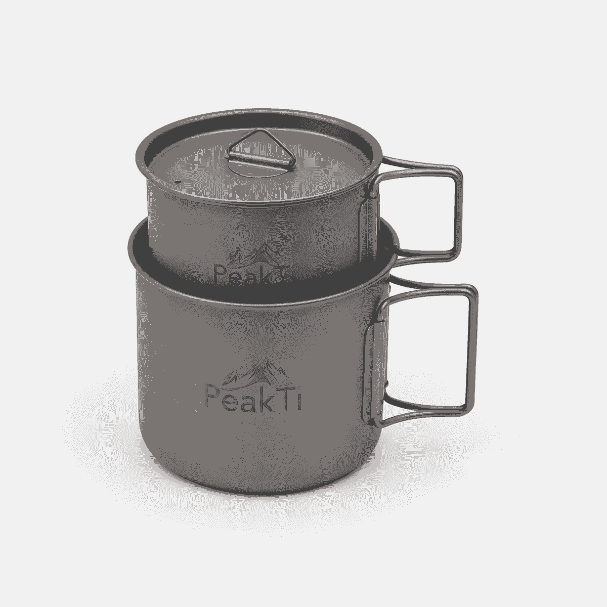 PeakTi titanium cookware set for camping and private label outdoor brands PeakTi titanium cookware set for camping and private label outdoor brands