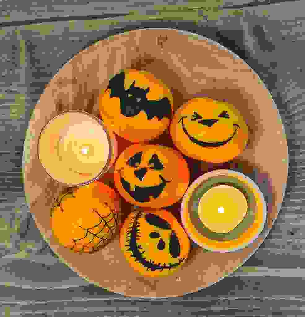 POSCA Pumpkin Painting