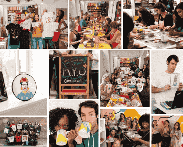 images of creative classes to do in london at MYO