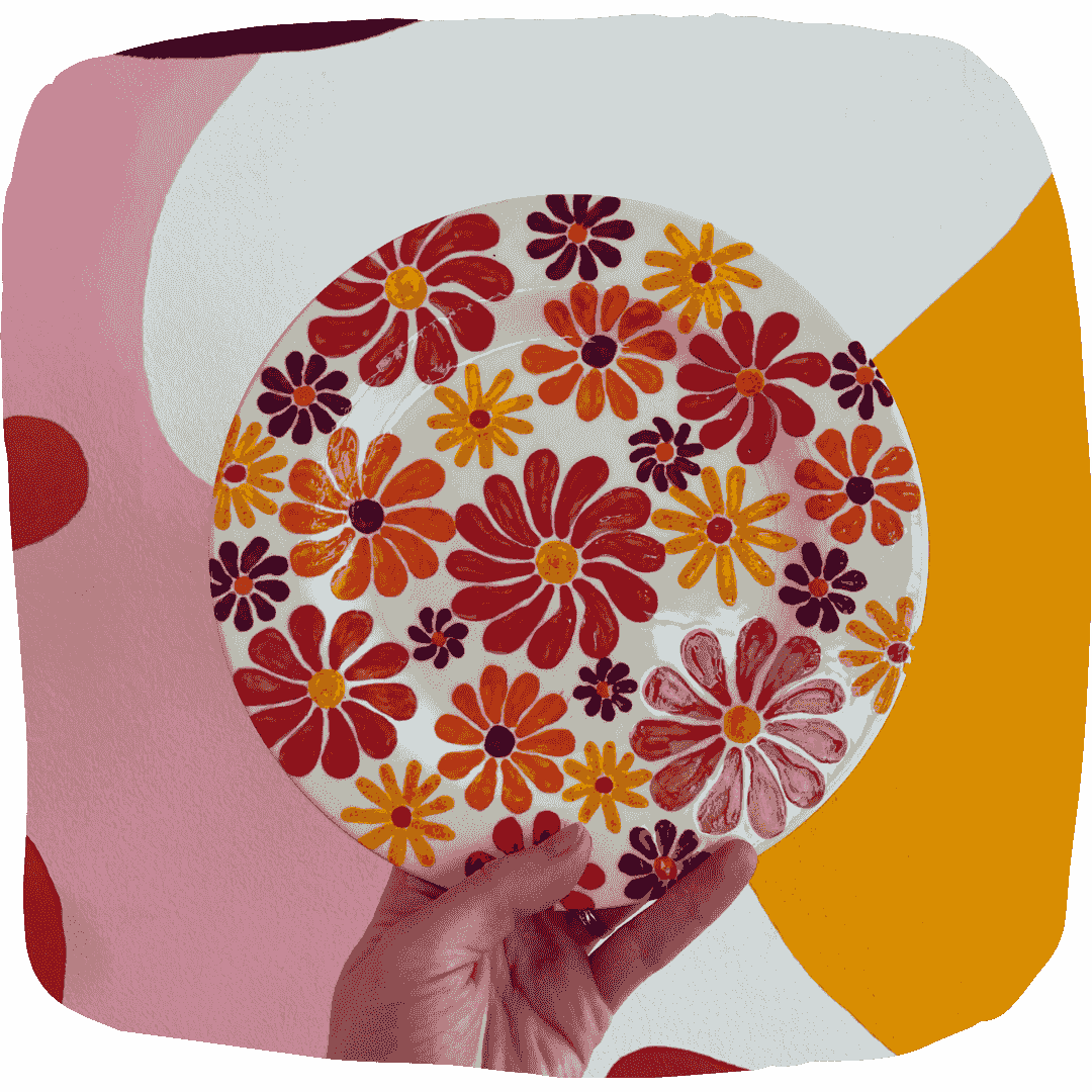 pottery painting workshop at M.Y.O London