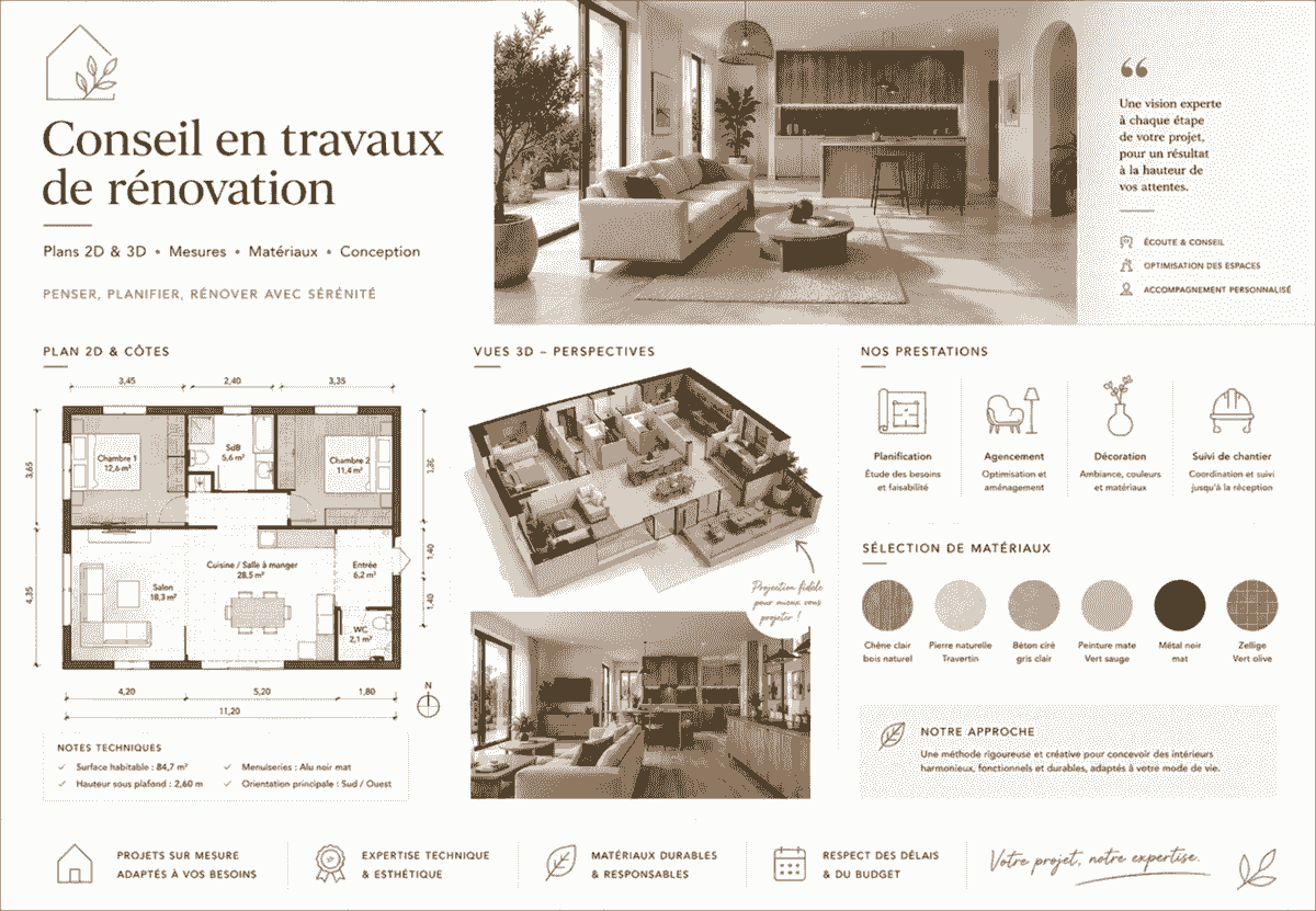 Conseil en agencement intérieur Conseil en agencement intérieur