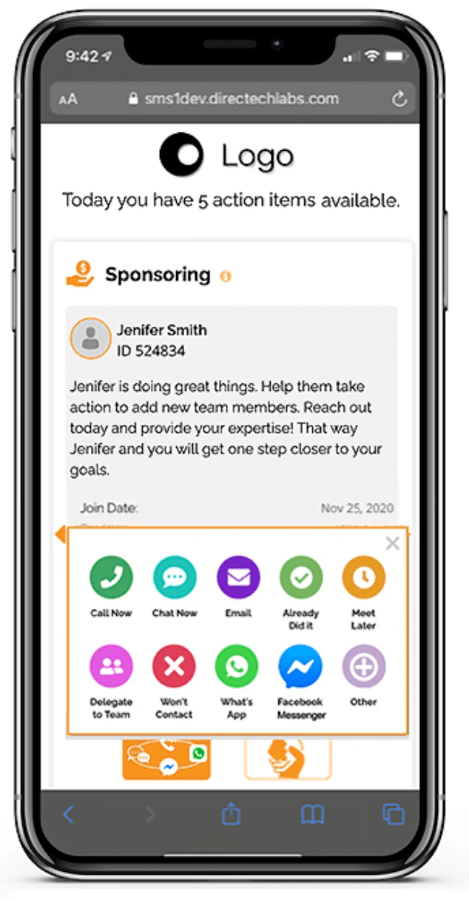 Directech Lab's Distro SMS/Web AI Enabled Hybrid App
