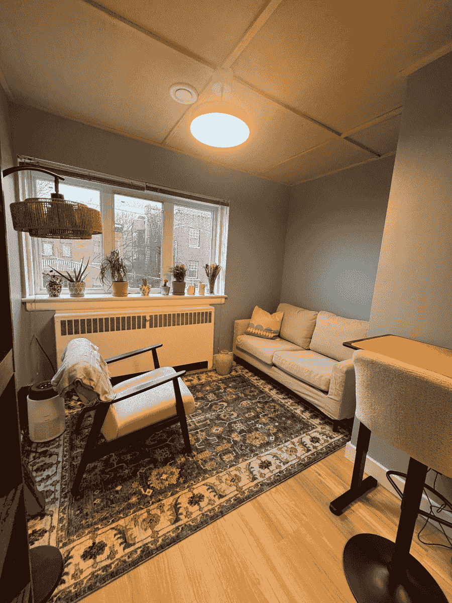 At MindLoom, we believe that every journey towards balance and healing starts with a supportive environment. Our cozy therapy and coaching rooms are designed to foster introspection and personal growth, providing you with a safe space to explore your thoughts and feelings. Welcome to MindLoom Mindloom offers two cozy therapy and coaching rooms, shared by a collective of guides, coaches, mentors, therapists, and practitioners dedicated to helping you weave balance, healing, and purpose into your daily life. At MindLoom, we believe that every journey towards balance and healing starts with a supportive environment. Our cozy therapy and coaching rooms are designed to foster introspection and personal growth, providing you with a safe space to explore your thoughts and feelings. Welcome to MindLoom Mindloom offers two cozy therapy and coaching rooms, shared by a collective of guides, coaches, mentors, therapists, and practitioners dedicated to helping you weave balance, healing, and purpose into your daily life.