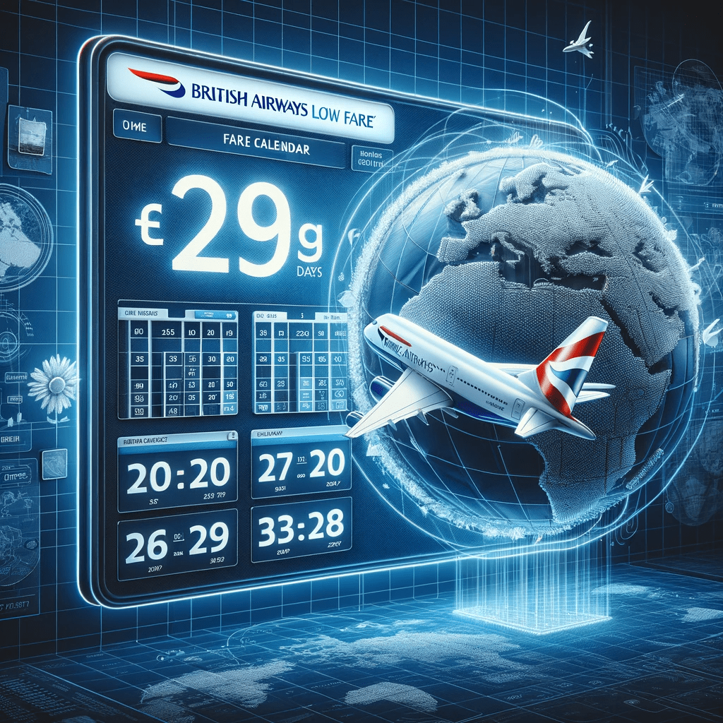 British Airways Low Fare Calendar