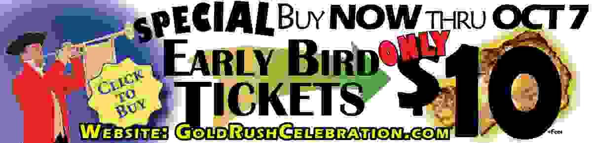 Early Bird tickets 