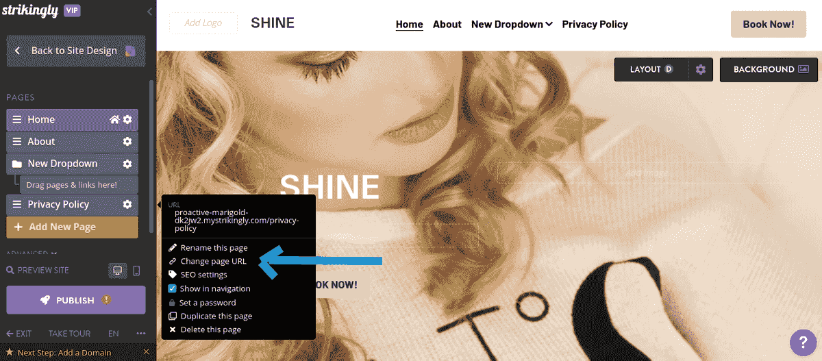 URL có thể tùy chỉnh