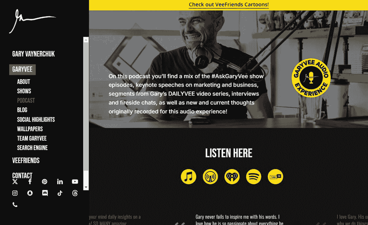 L'expérience Audio de Gary Vee