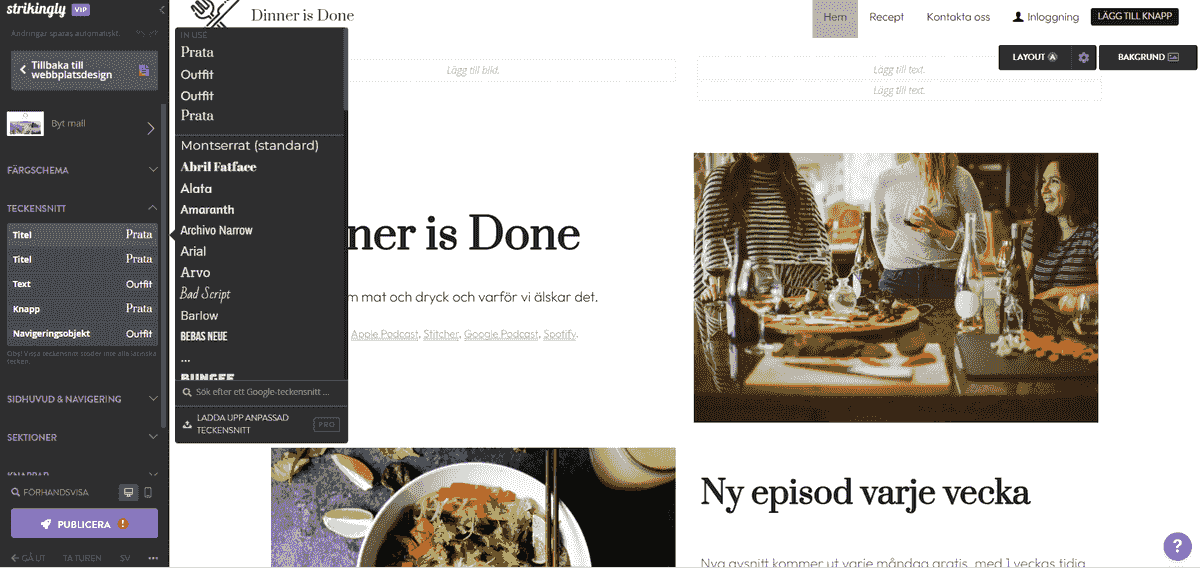 Inkorporera inspiration i din webbplatsdesign