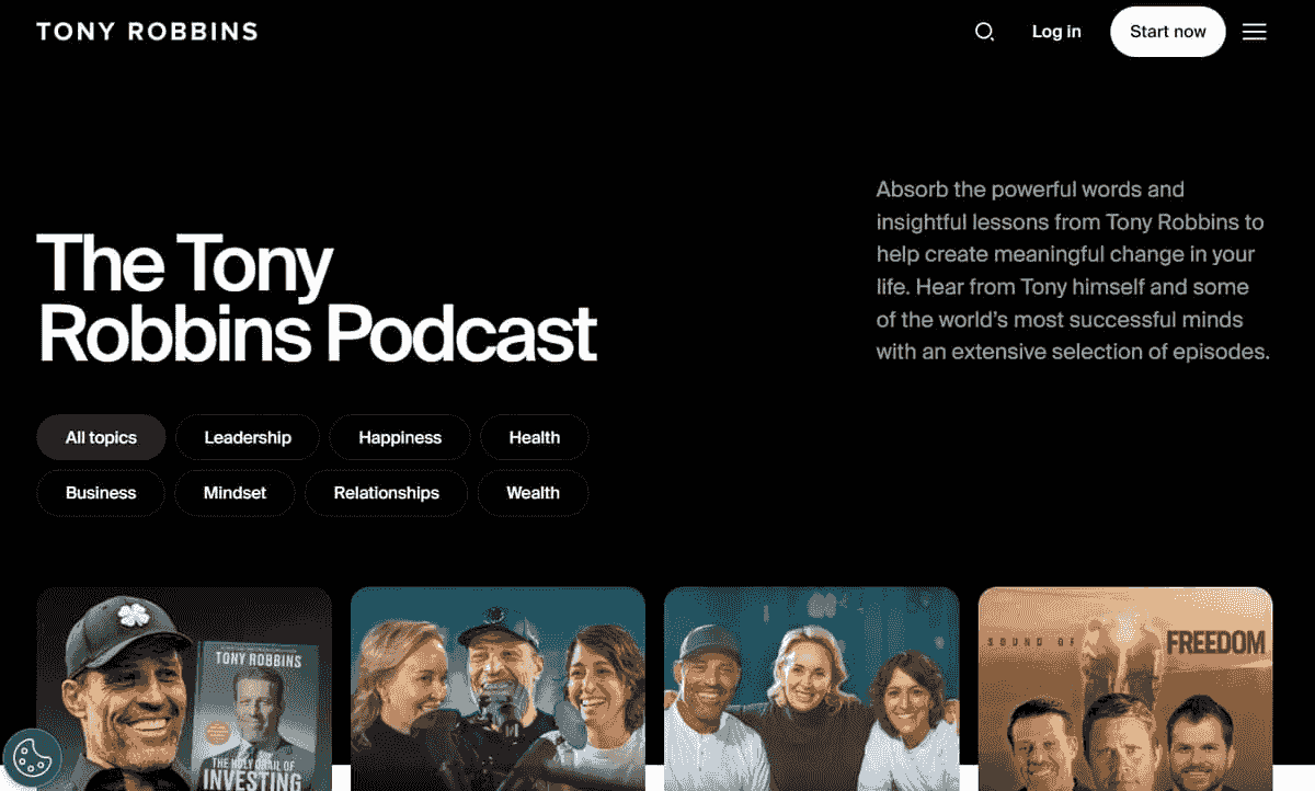 Le podcast de Tony Robbins