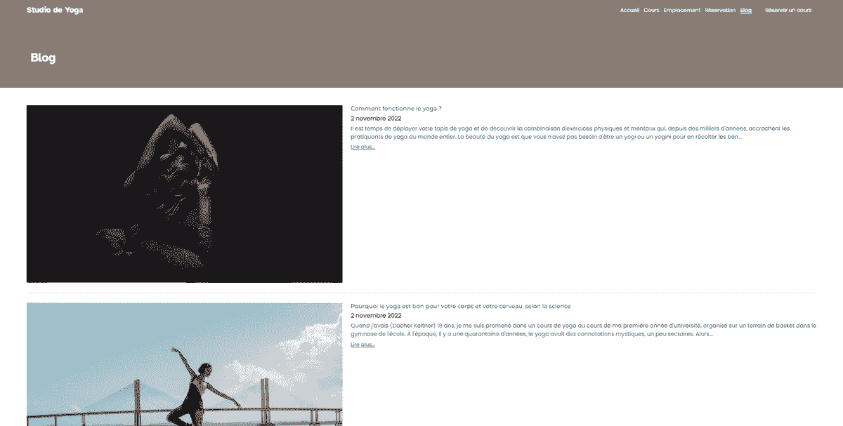 Design de blog pour la conversion