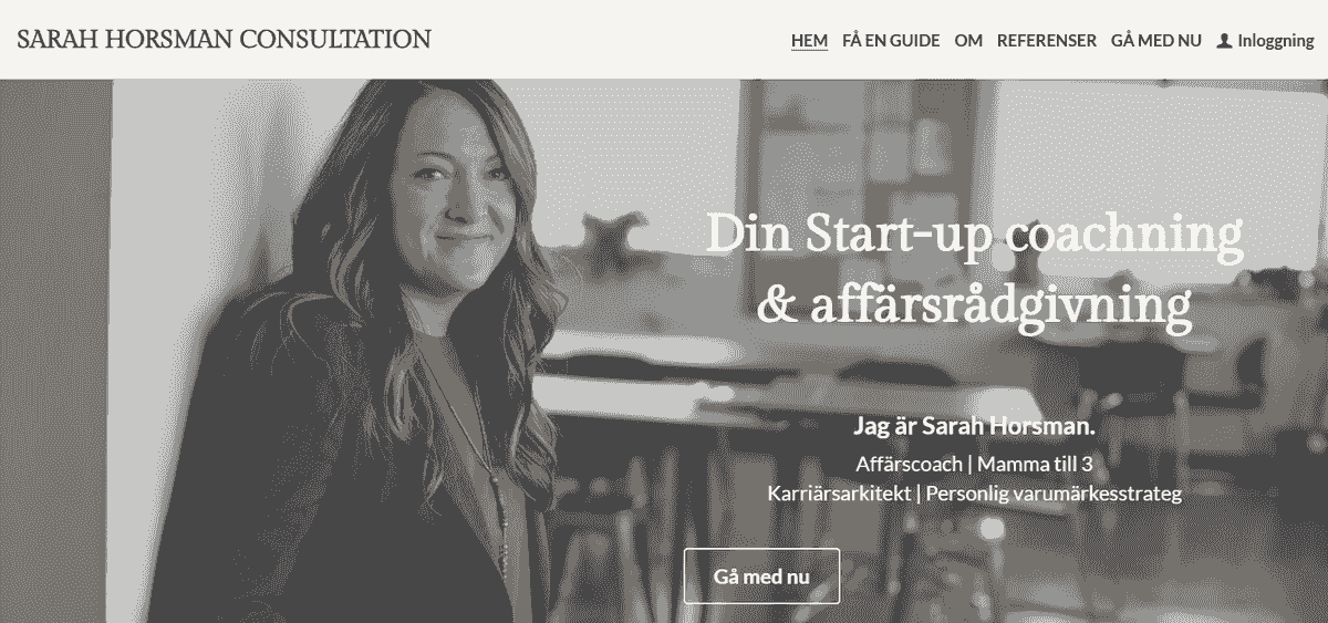 Strikingly: Framhävning av affärsrelationer