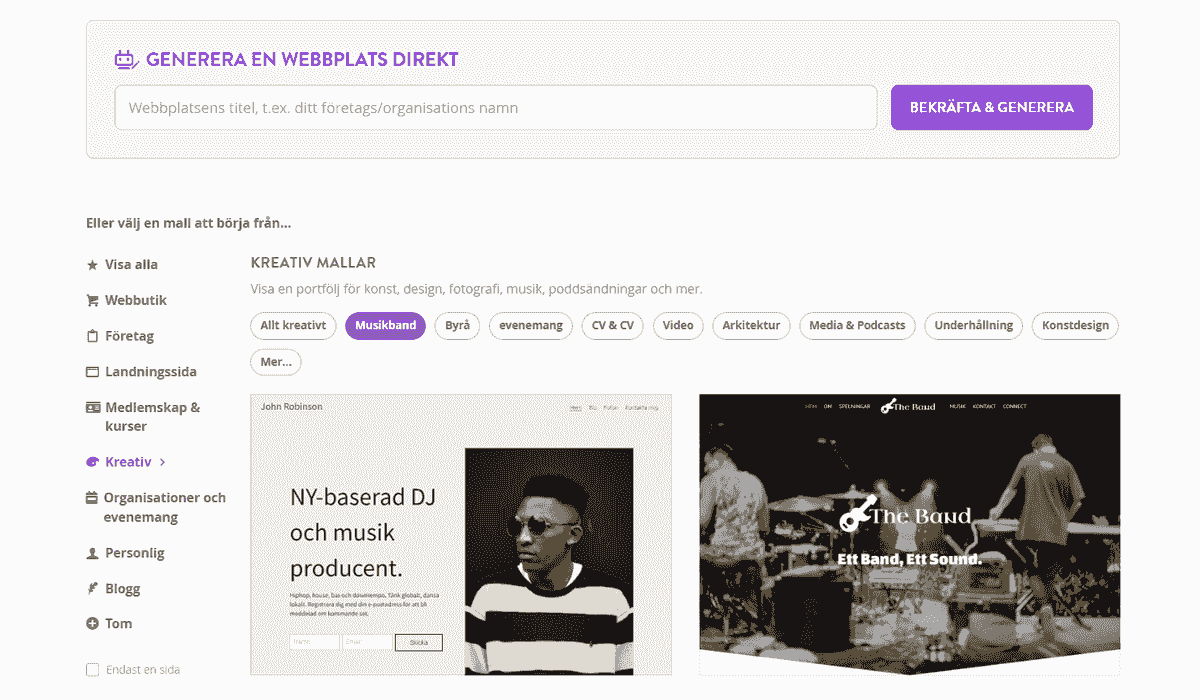 Utnyttja kraften i Strikingly