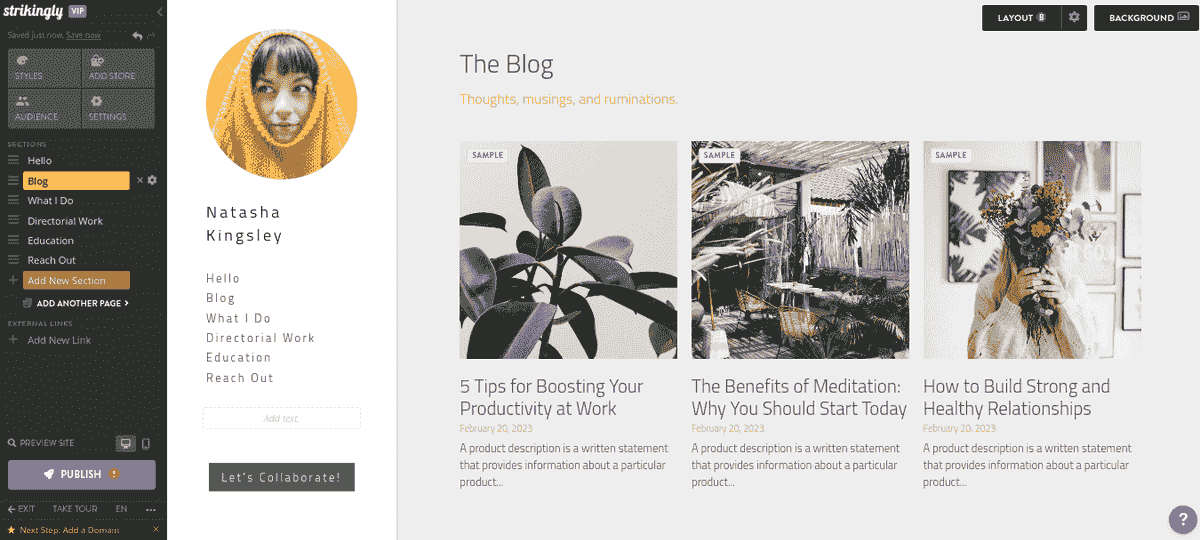 Blog tích hợp