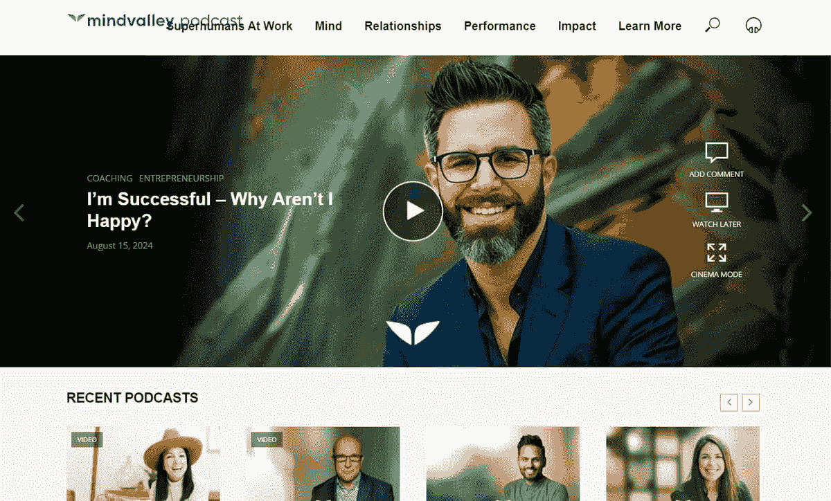Le podcast Mindvalley