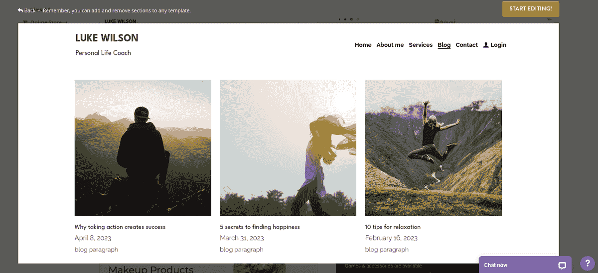 Tạo mục Blog