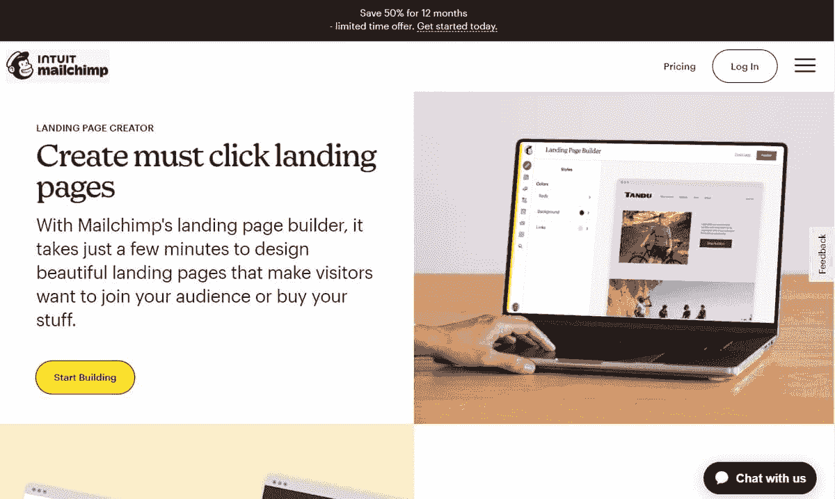 Constructeurs de pages d'atterrissage gratuits