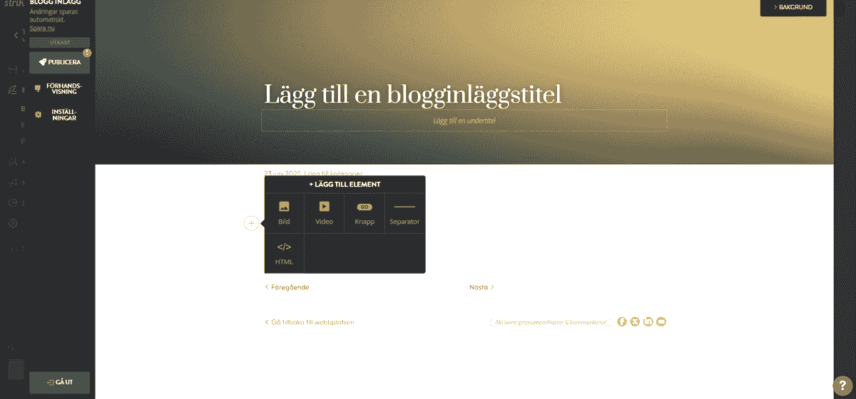 Strikingly För En Effektiv & Engagerande Bloggdesign