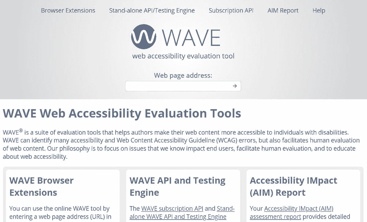 Tester l'accessibilité web avec l'outil d'évaluation de l'accessibilité web WAVE