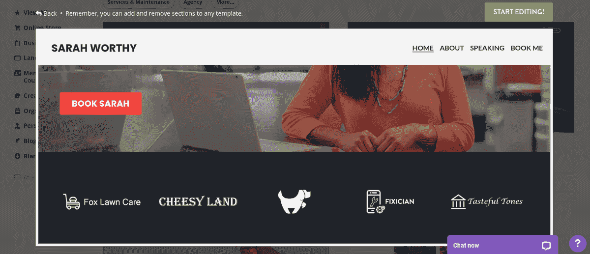 Strikingly: Làm Nổi Bật Mối Quan Hệ Kinh Doanh