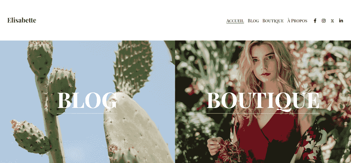 Conception de votre page de blog