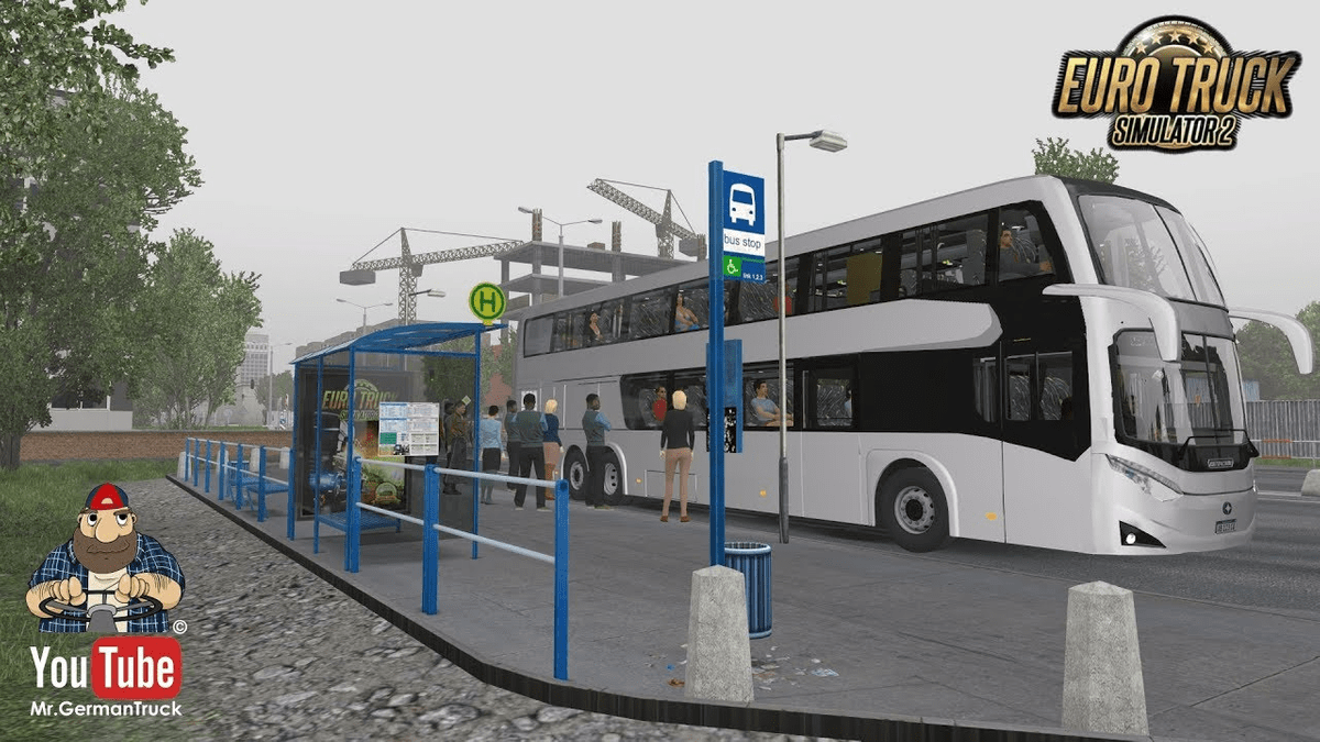 Bus terminal mod ets2
