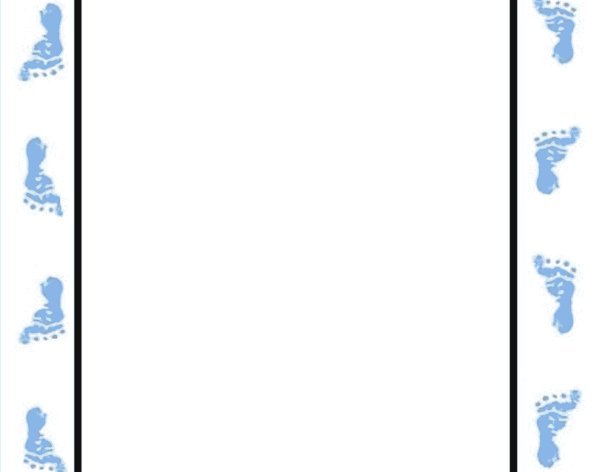 Baby shower borders for word documents
