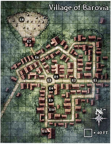 Castle ravenloft printable map
