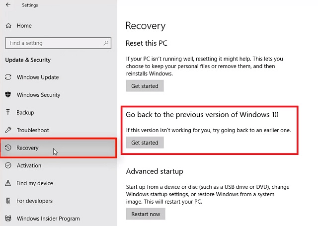 Windows Os Control Panel How to downgrade windows 10 pro to windows 10 home
