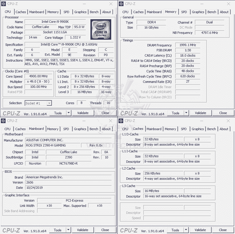 What is cpuid asus cpu z