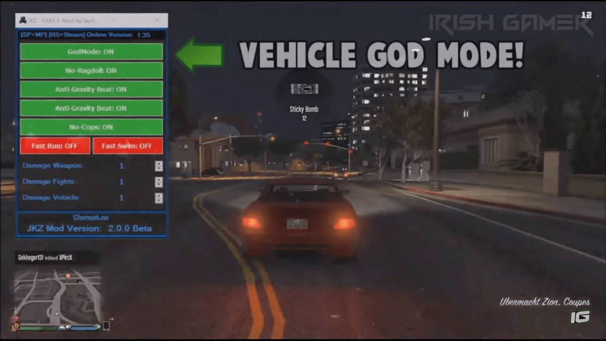 Free gta 5 pc online mod menu