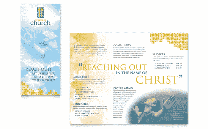 Free church brochure templates for microsoft word