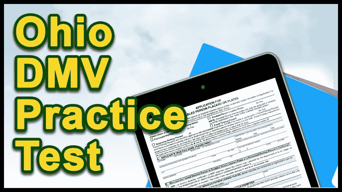 Dmv ohio practice test cheat sheet