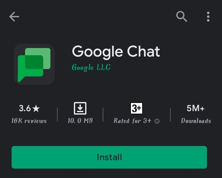 Download chat google
