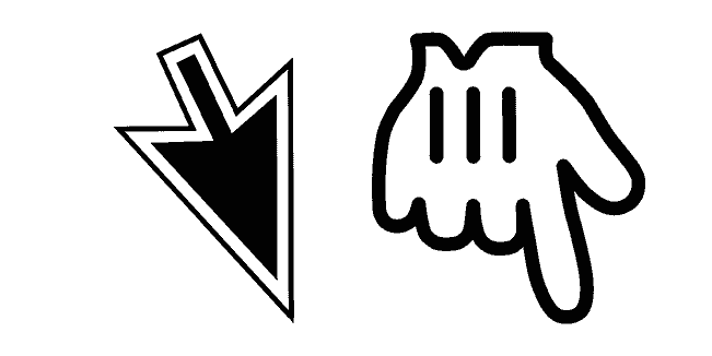 Mouse cursor png apple