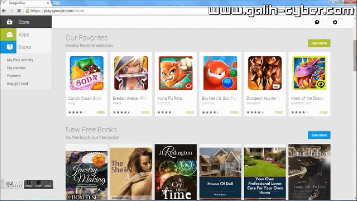 Cara download game android di google play