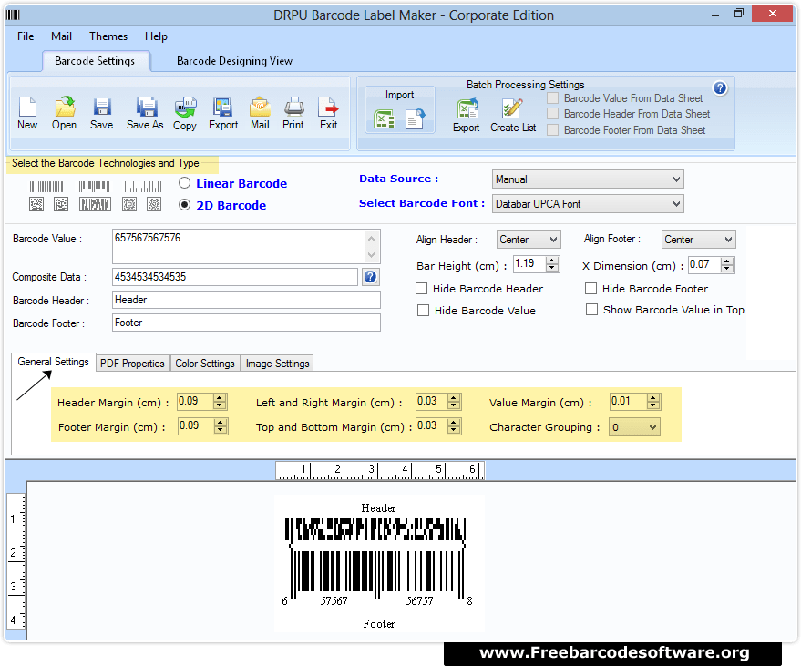 Labelview barcode software