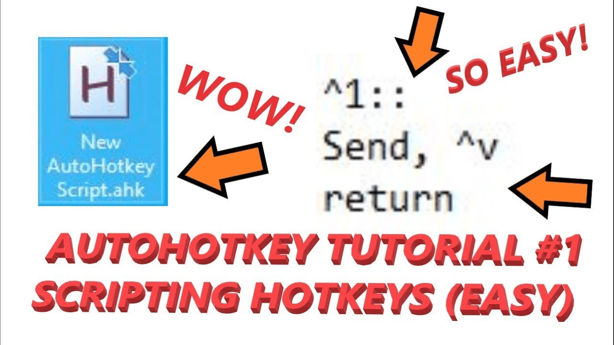 Autohotkey script tutorial